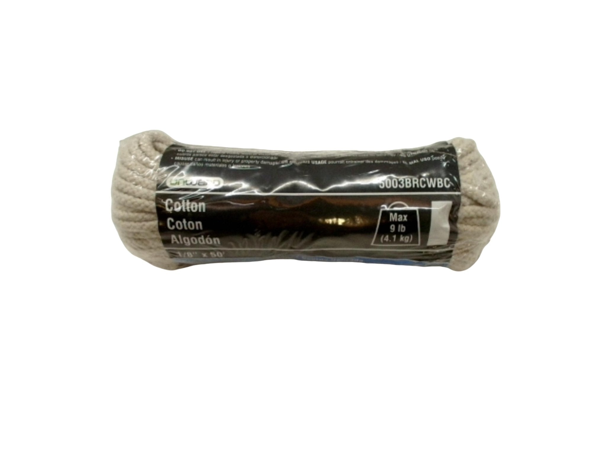 Onward Heavy Duty 1/8" Cotton Braided Rope 50ft - Brantford Surplus