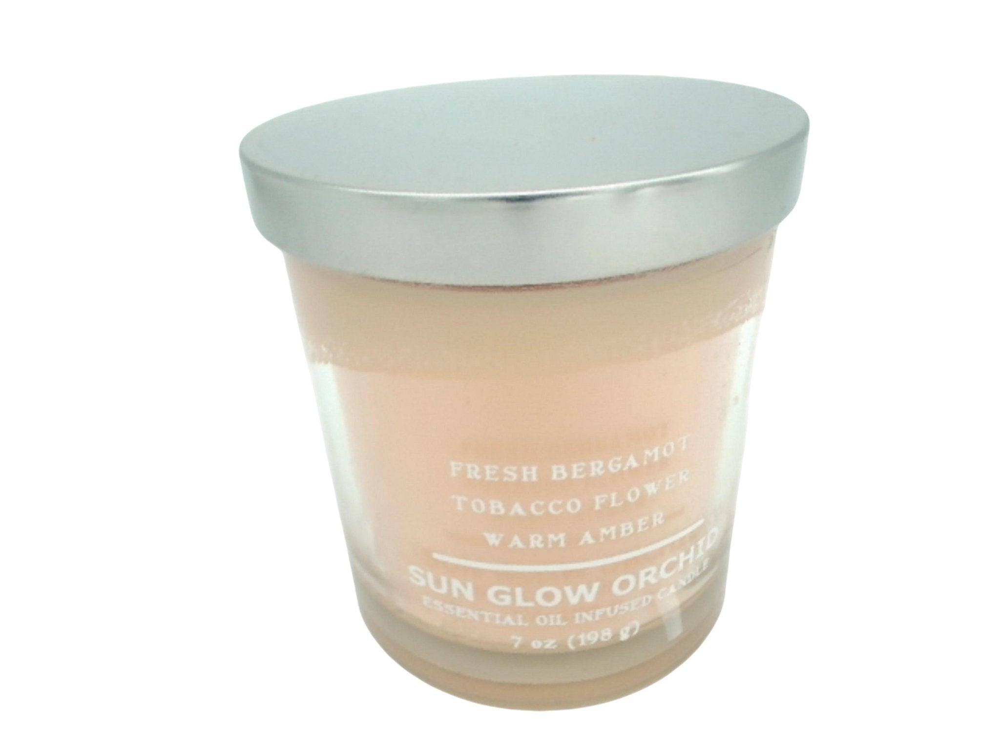 "Orchid Essential Oil Candle 7oz - Sun Glow" - Brantford Surplus