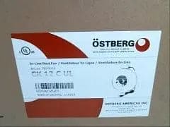 Östberg 12" In - Line Duct Fan 450 CFM - Brantford Surplus