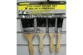 paint brush 4 PIECE SET Polyester - Brantford Surplus