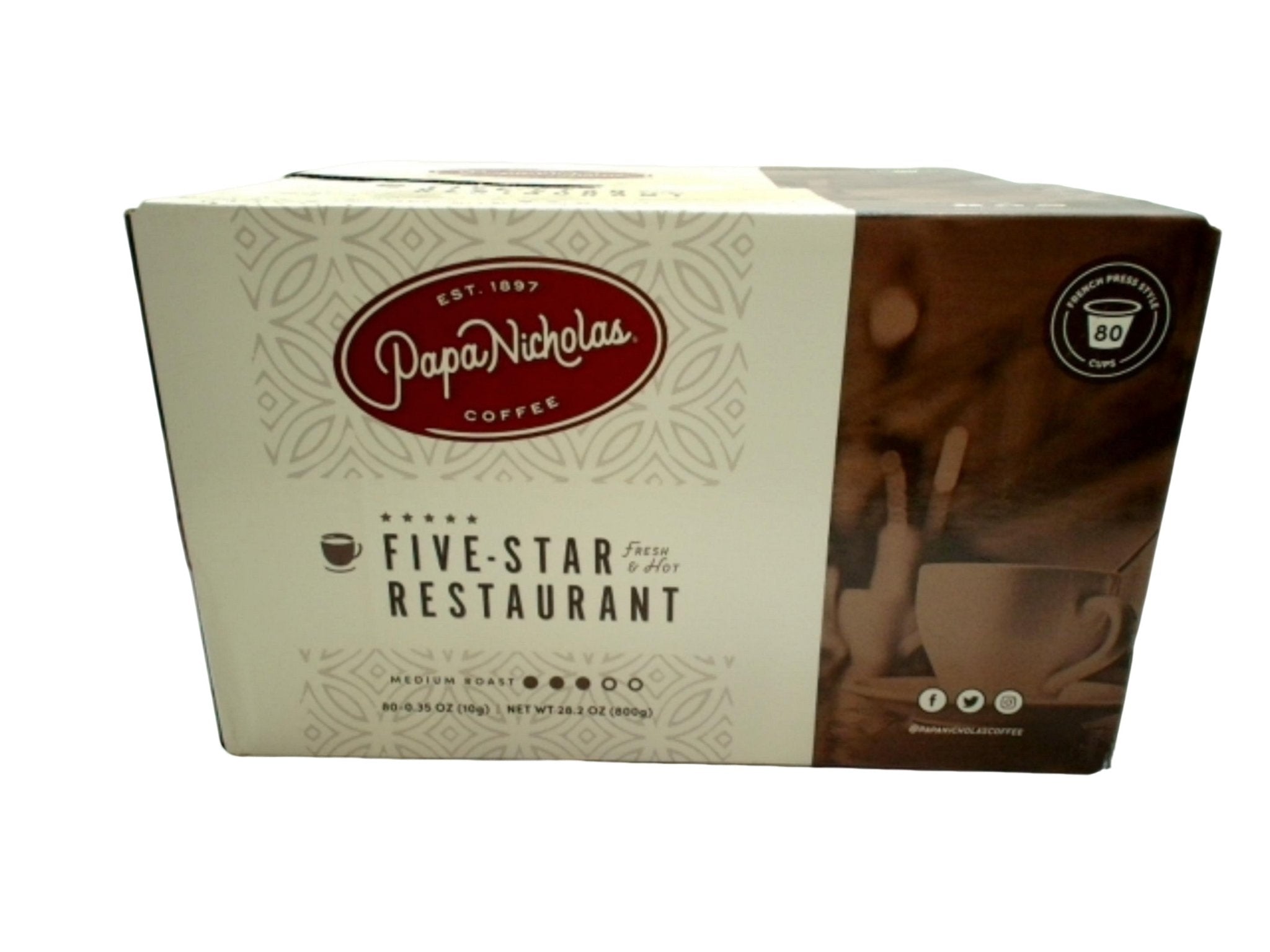 Papa Nicholas Five Star Coffee Pods - 80 K - Cups - Brantford Surplus