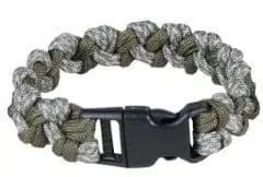 Paracord hikers survival braclet - desert camo 9 inch - Brantford Surplus