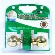 passage lock polished brass Toolway Industries