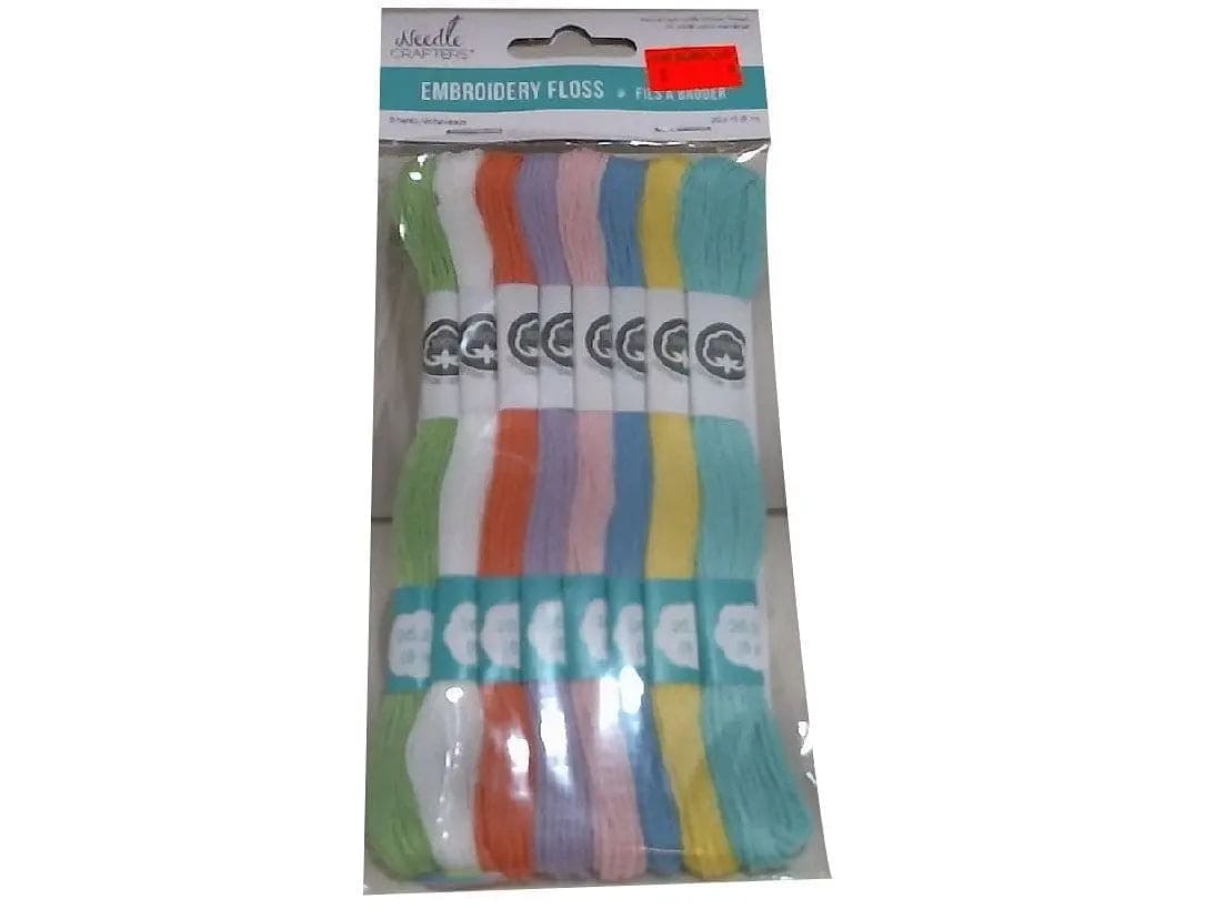 Pastels Assorted Embroidery Floss - Brantford Surplus