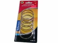 2" Looseleaf Rings 6/pc. LinkProduct Solutions LTD