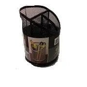 Pen/pencil holder - metal mesh 3 divded compartments - Brantford Surplus