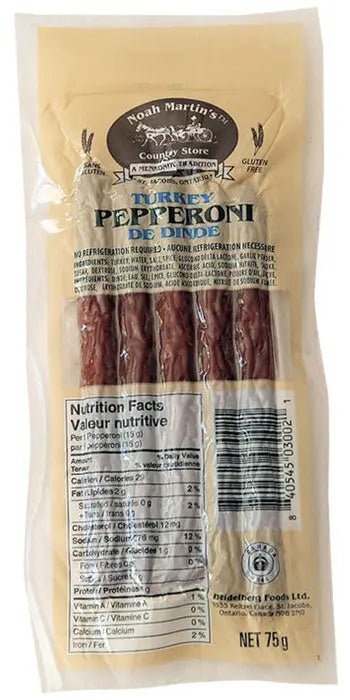 Pepperoni - Turkey mild 5 pcs 75g - Heidelberg Foods Ltd. - Brantford Surplus