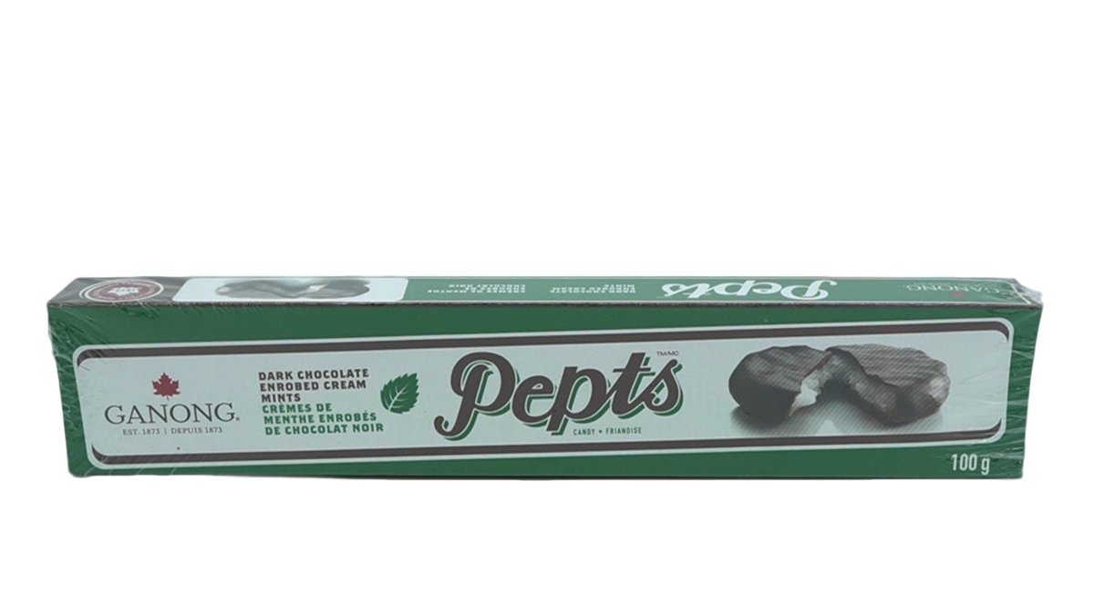 Pepts Dark Chocolate Covered Cream Mints 100g - Brantford Surplus