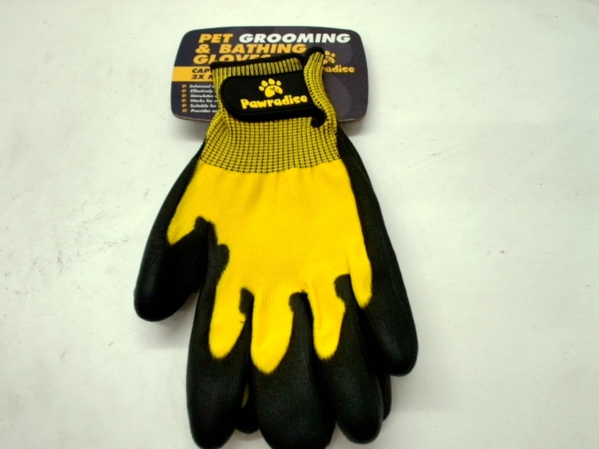 Pet Grooming Glove Soft Bristles - Pawradise - Brantford Surplus
