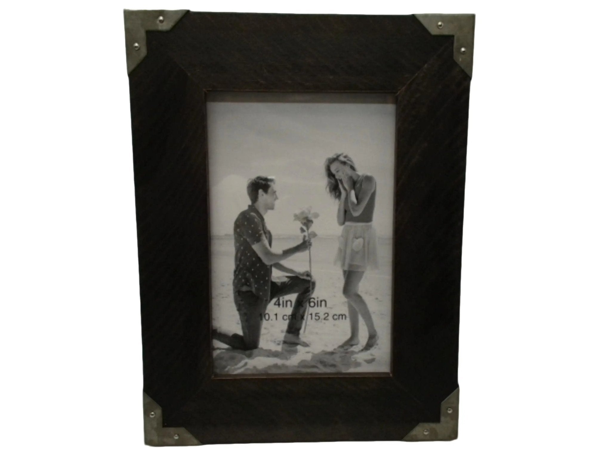 Picture Frame 4" x 6" Dark Wood Better Homes & Gardens (display) - Brantford Surplus