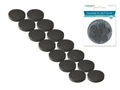 Magnetic Buttons: 15mm 14pcs/pk On Mirror MULTICRAFT IMPORTS INC.