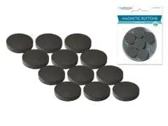 Magnetic Buttons: 18mm 12pcs/pk On Mirror MULTICRAFT IMPORTS INC.