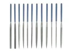 12 Pc 180mm Needle File W/plastic Handle Set TOOIND