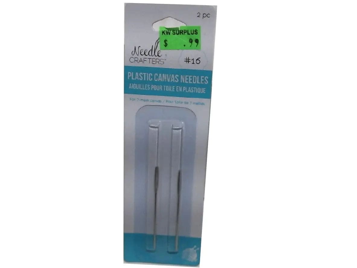 Plastic Canvas 16 Needles 2 pk.for 7 - Mesh Canvas - Brantford Surplus