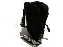 pouch milspex multi black - ideal for smartphone etc. 3.75x5x7 inch 9.5x13x18cm - Brantford Surplus