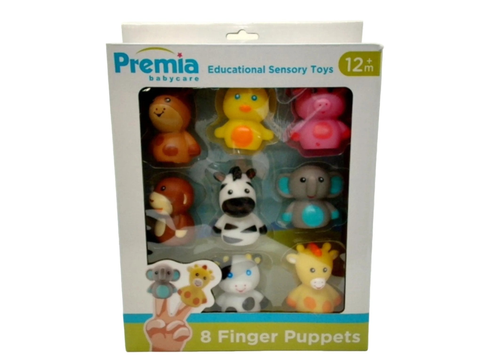 Premia Finger Puppets Set - 8 Pack Kids Educational Toys - Brantford Surplus