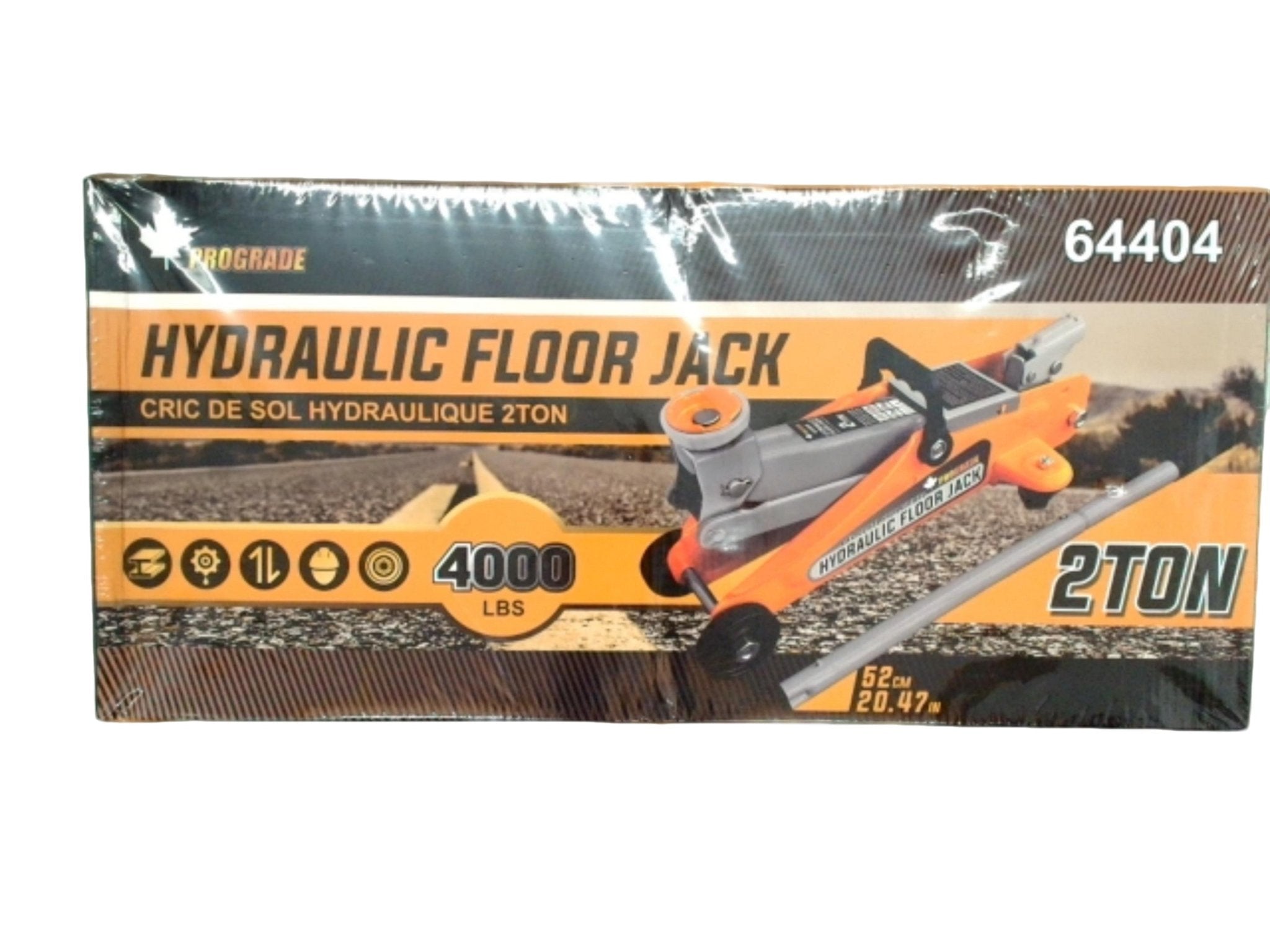 Prograde 2 Ton Hydraulic Floor Jack - Heavy Duty - Brantford Surplus