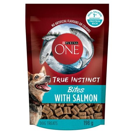 Purina One Salmon Dog Treats Bites 198g - Brantford Surplus