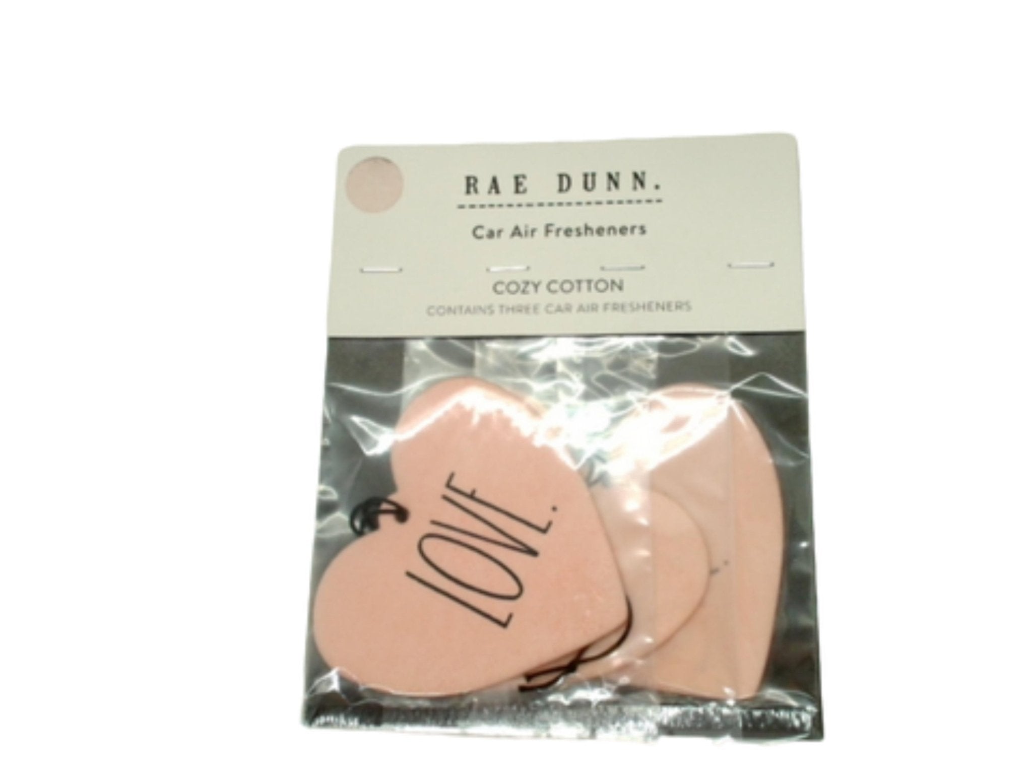 Rae Dunn Cozy Cotton Car Air Fresheners 3 - Pack - Brantford Surplus