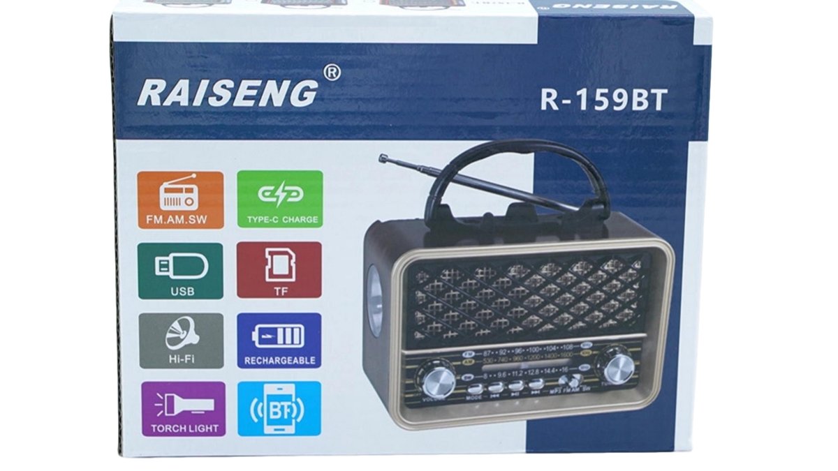 Raiseng 3 Band Portable Radio AM/FM/SW Receiver - Brantford Surplus