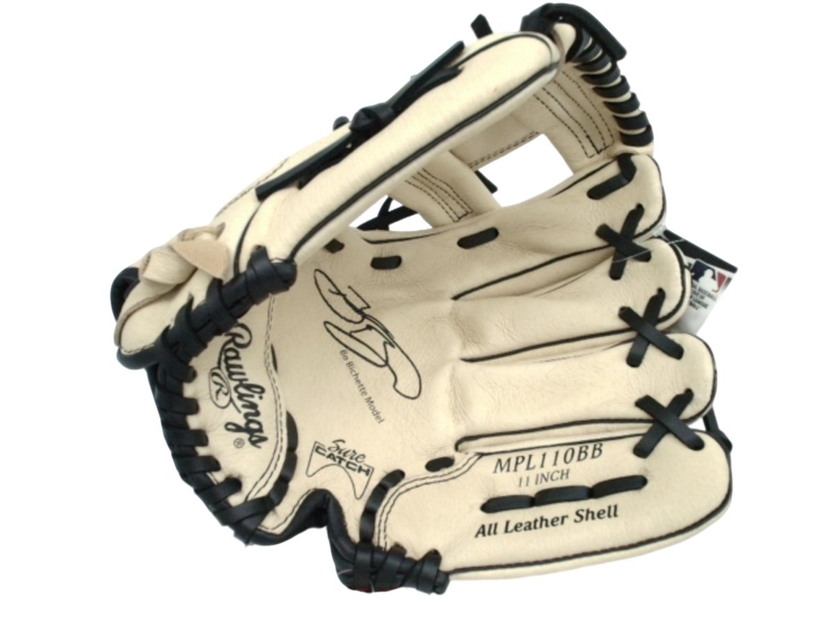 Rawlings Beige Baseball Glove - Premium Leather Mitt - Brantford Surplus