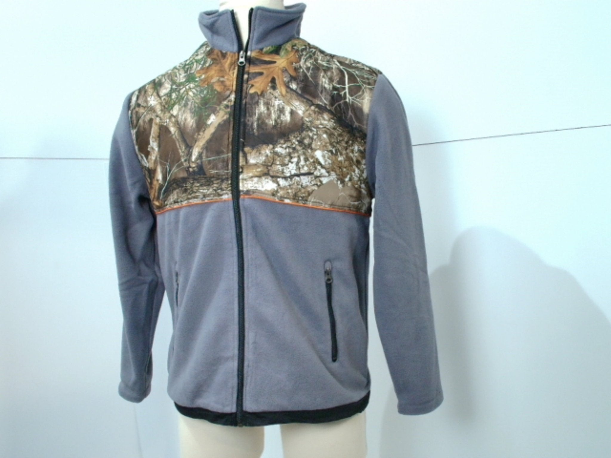 Realtree Camo Polar Fleece Zipped Jacket - Assorted Sizes - Brantford Surplus