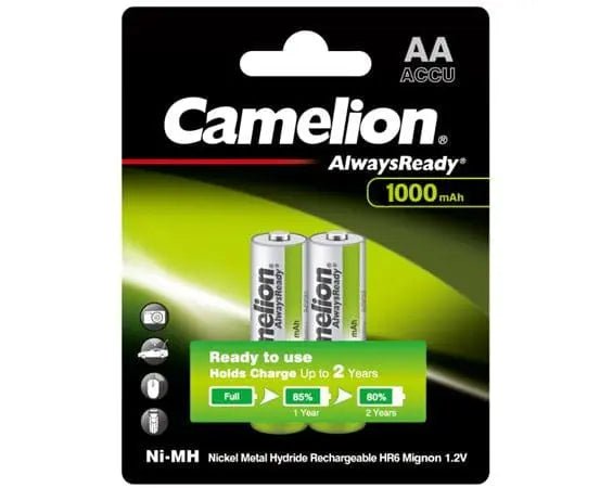 Rechargable batteries AA 1000mAh NI - MH AlwaysReady - Brantford Surplus