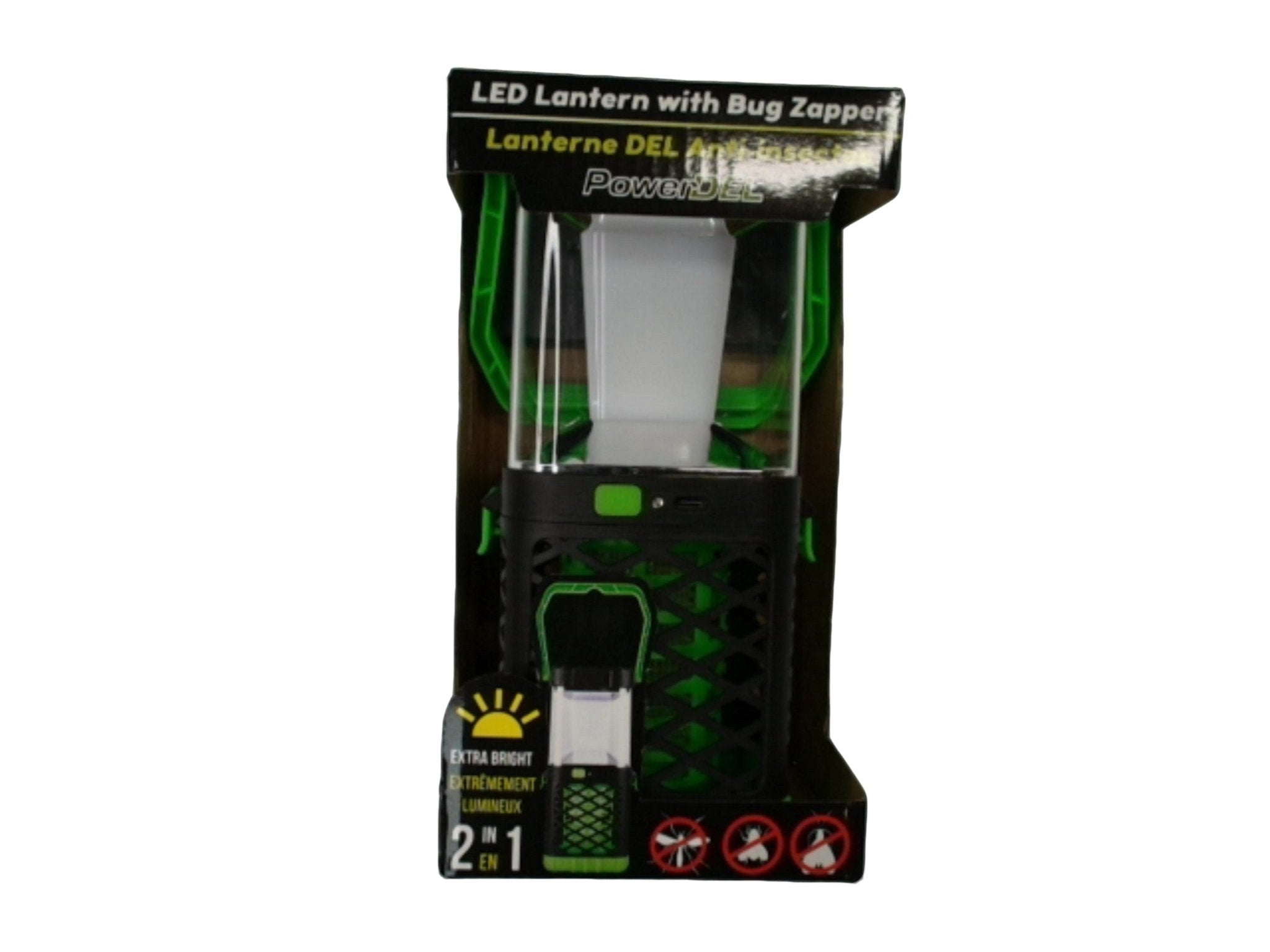 Rechargeable LED Lantern with Bug Zapper - 1200mAh Battery - Brantford Surplus