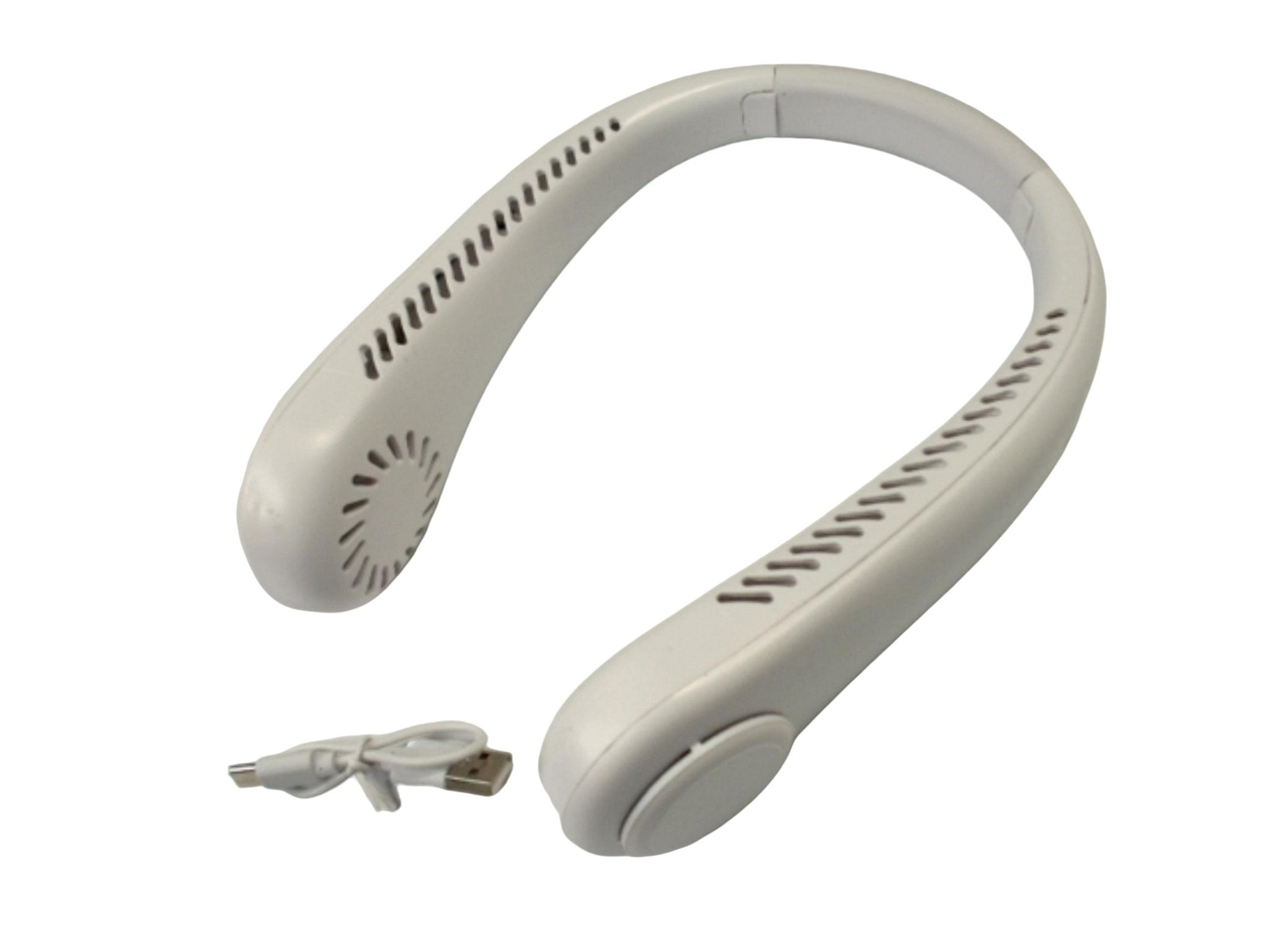 Rechargeable Quiet Neck Fan - 3 Speed Adjustable - Brantford Surplus