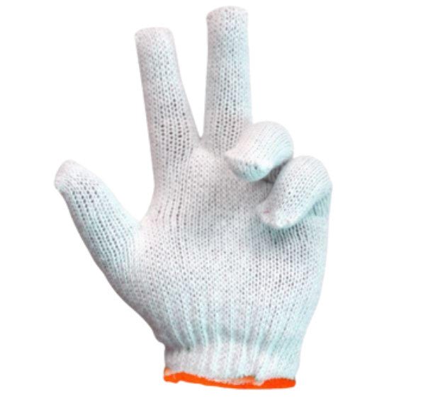 Red Cotton Knitted Work Gloves Small - Brantford Surplus