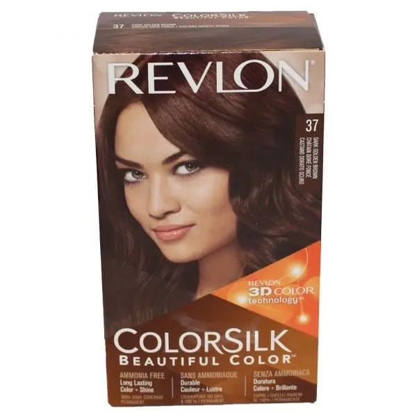 REVLON COLORSILK 37 DARK GOLDEN BROWN - Brantford Surplus