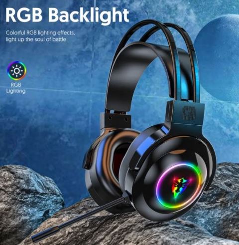 RGB USB Gaming Headset G803 - Surround Sound Noise Cancelling - Brantford Surplus