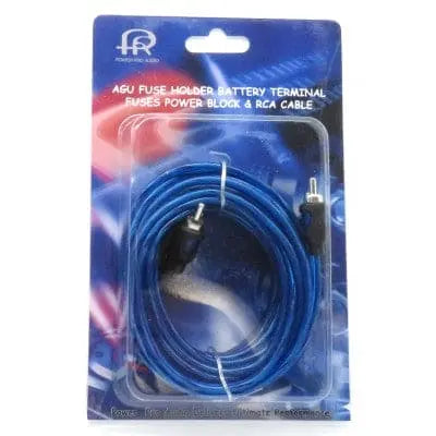 RCA male to male 17 foot left/right audio cable blue NORTH AMERICA ELECTRONICS