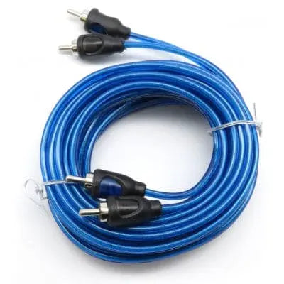 RCA male to male 17 foot left/right audio cable blue NORTH AMERICA ELECTRONICS