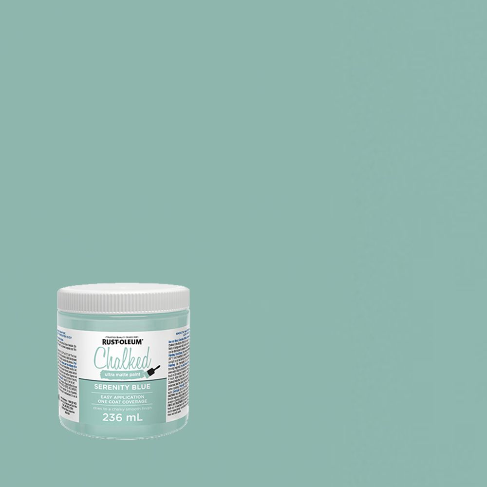 Rust - Oleum Ultra Matte Chalk Paint Serenity Blue 236mL - Brantford Surplus