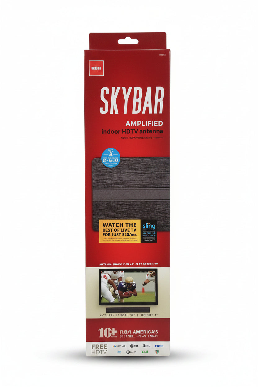 RCA Skybar Amplified HDTV Antenna for Indoor Use