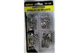 Safety Pins 125 pcs Assorted - Brantford Surplus