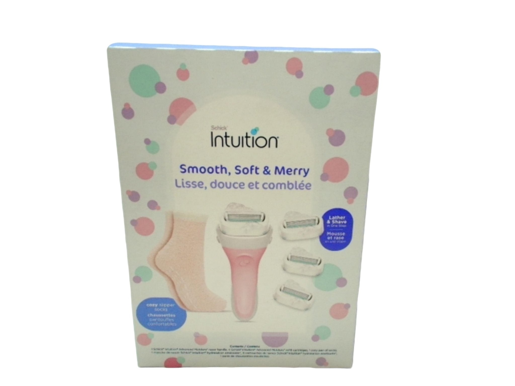 Schick Intuition Razor Set with Refills & Socks - Brantford Surplus