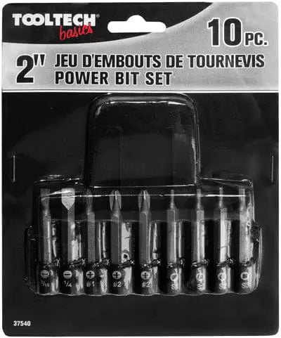 Screwdriver bit set 10 pc 2 inch tooltech basics - Brantford Surplus