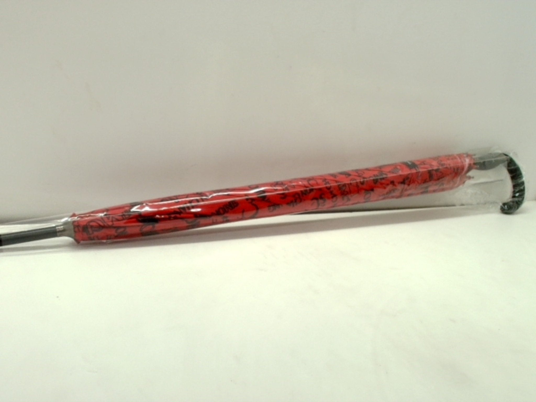 Simon Chang Compact Windproof Umbrella - Stylish Red Black - Brantford Surplus