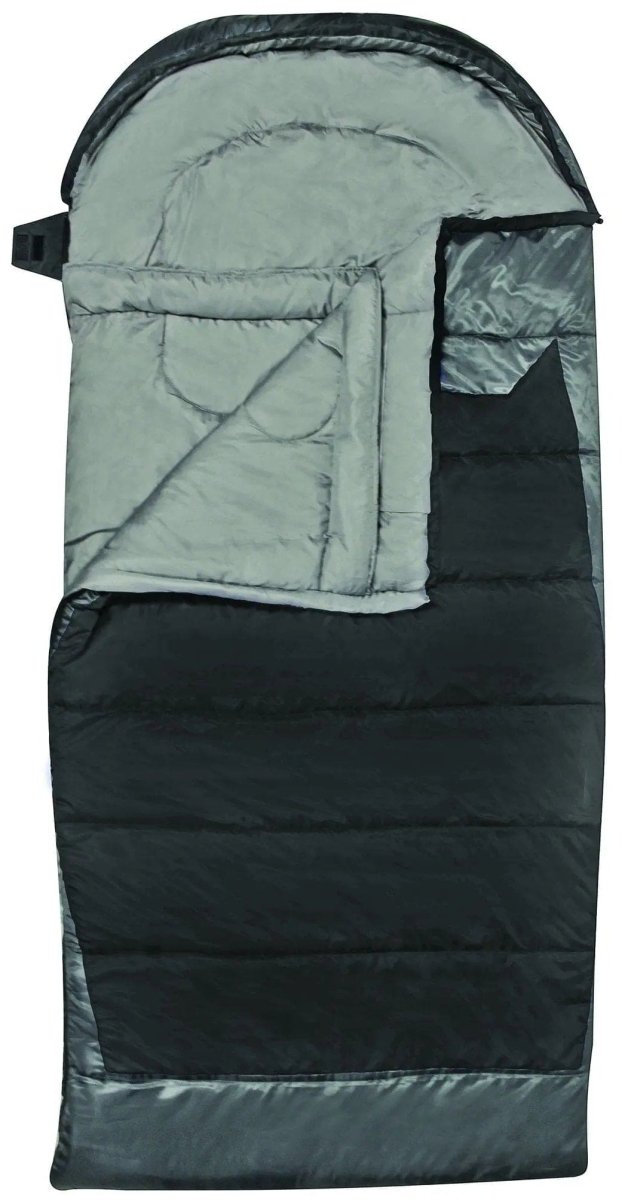 Sleeping bag cs250 - 15C 5F 78+15x42 inch 198+38x107 cm heat zone - Brantford Surplus