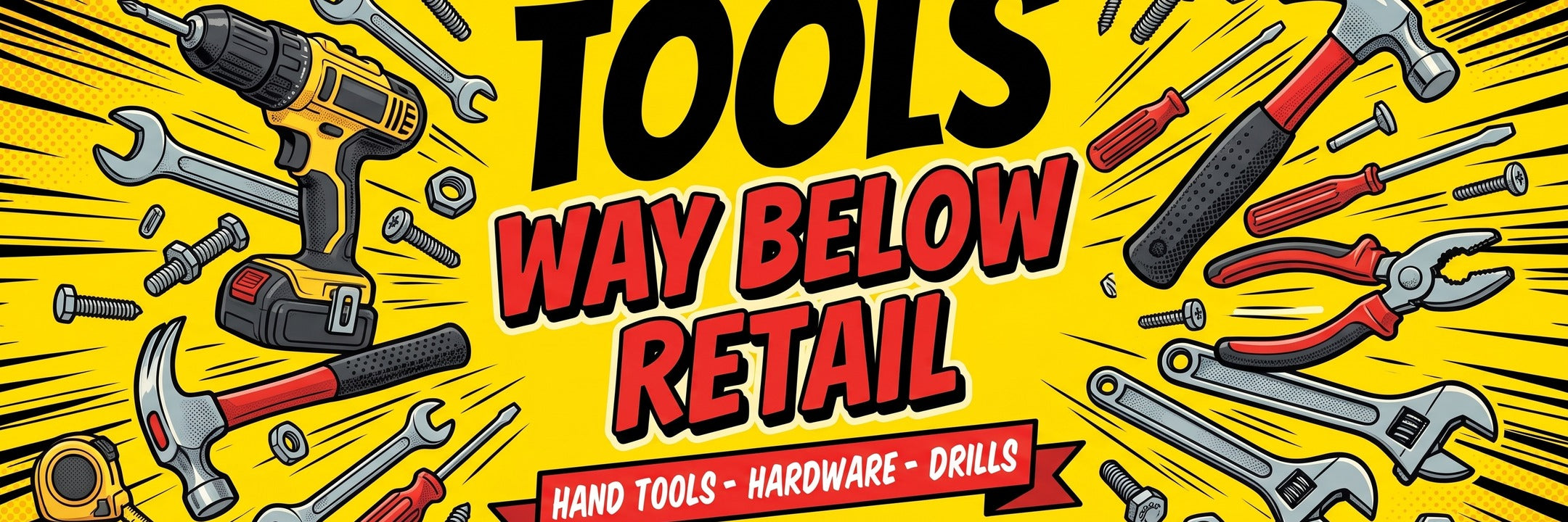 Tools way below retail - slide desktop