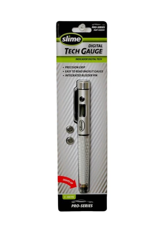 Slime Digital Tire Gauge - Pocket Clip for Easy Use - Brantford Surplus