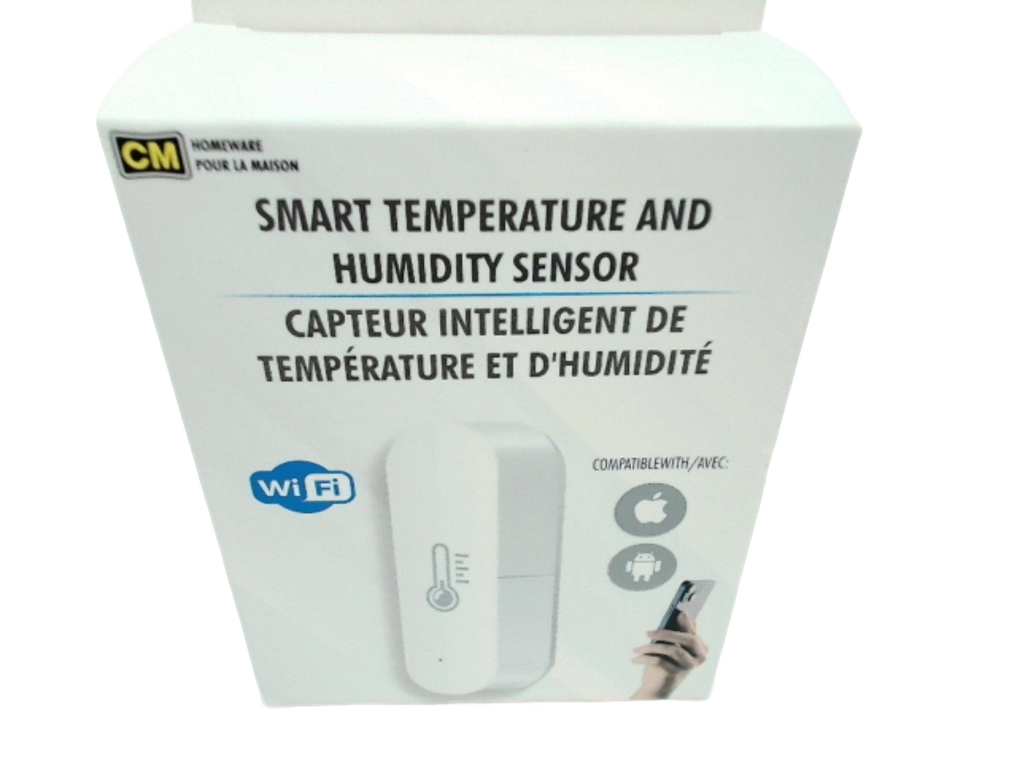 Smart WiFi Temperature Sensor - CM Homeware Humidity Monitor - Brantford Surplus