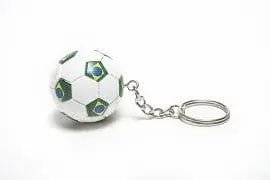 Soccer keychain - Brazil - Brantford Surplus