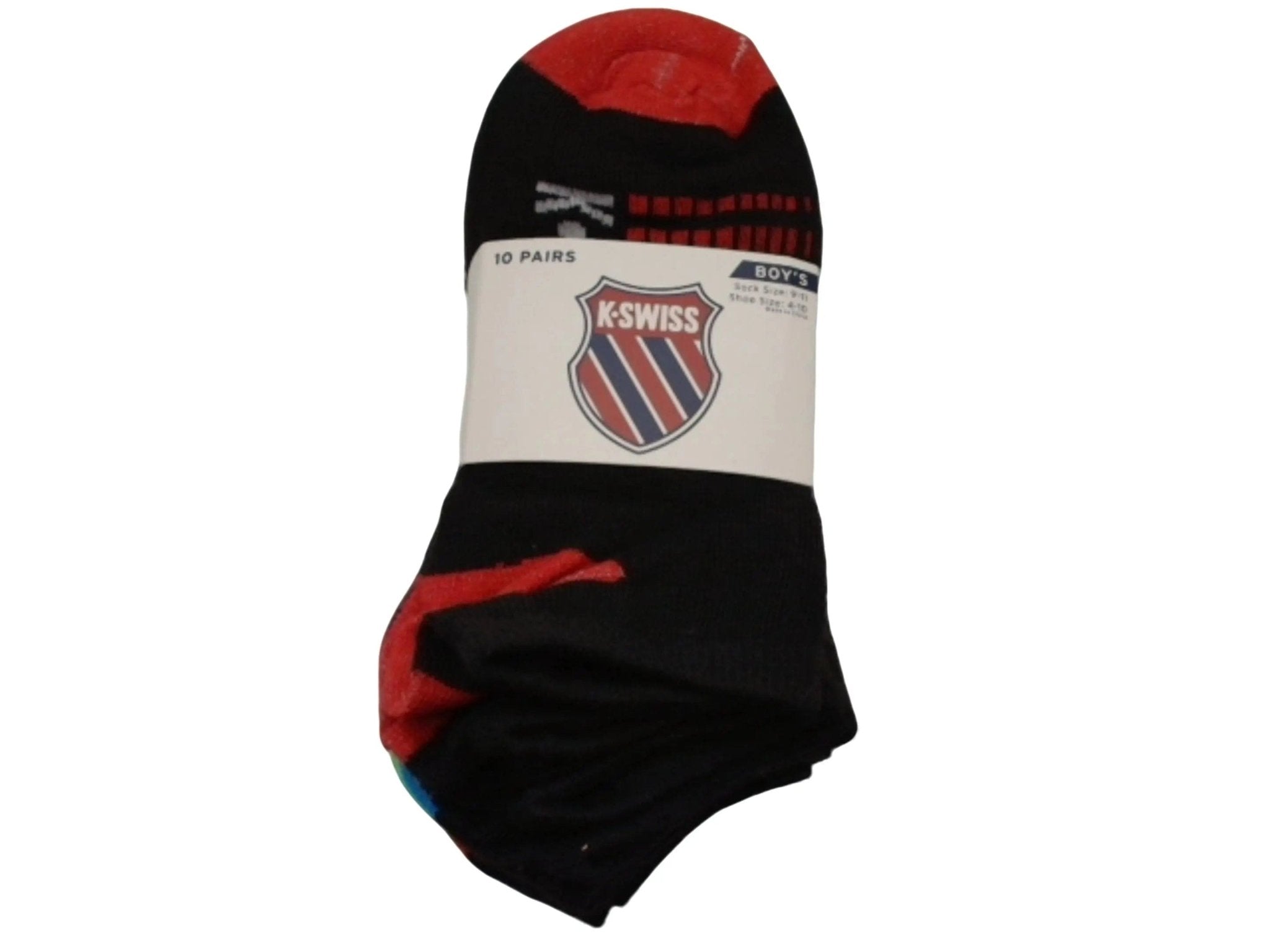 Socks Boy's 10pk. Size 9 - 11 K - Swiss Assorted - Brantford Surplus