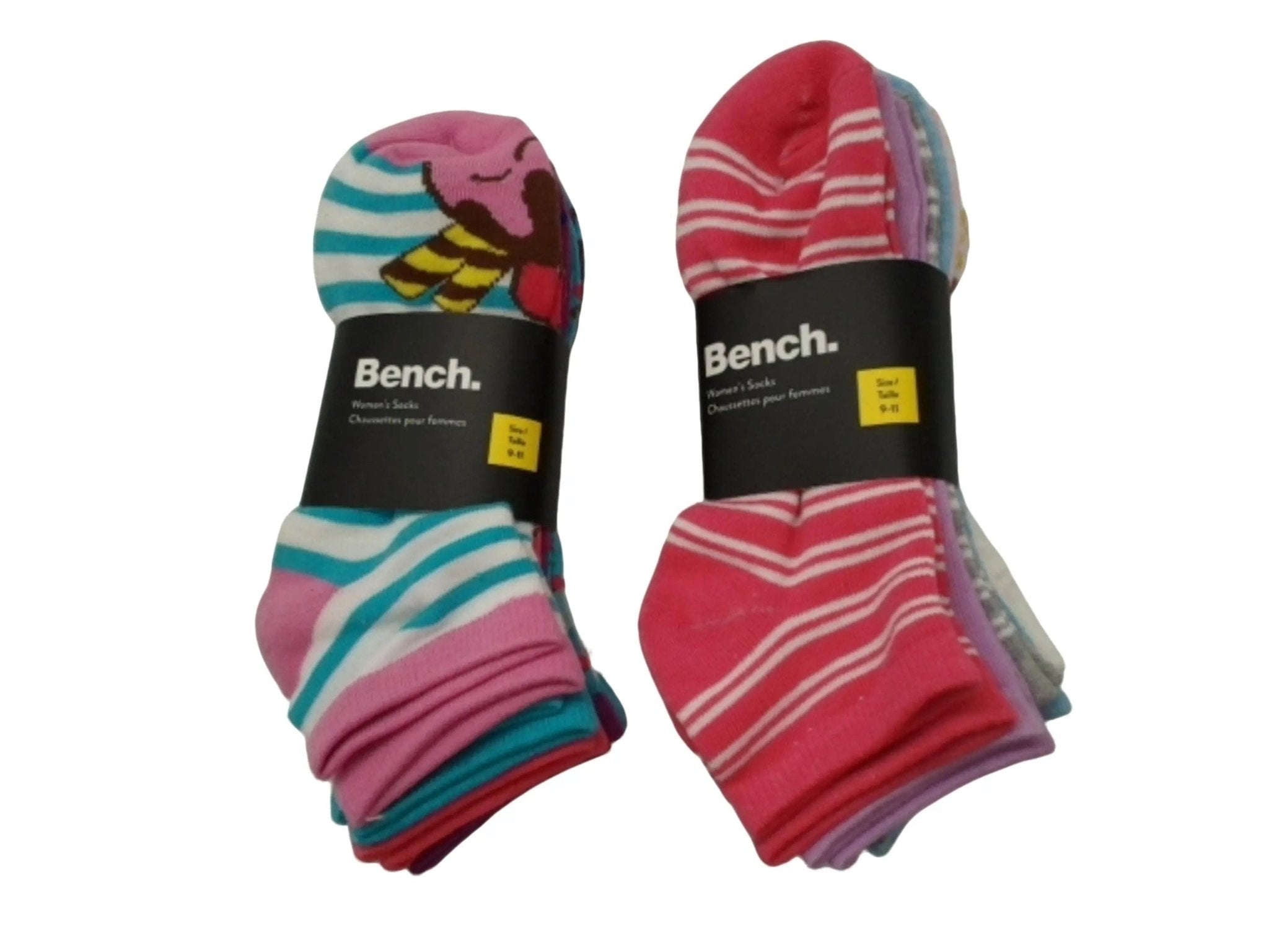 Socks Women's 6pk. Bench Assorted - Brantford Surplus
