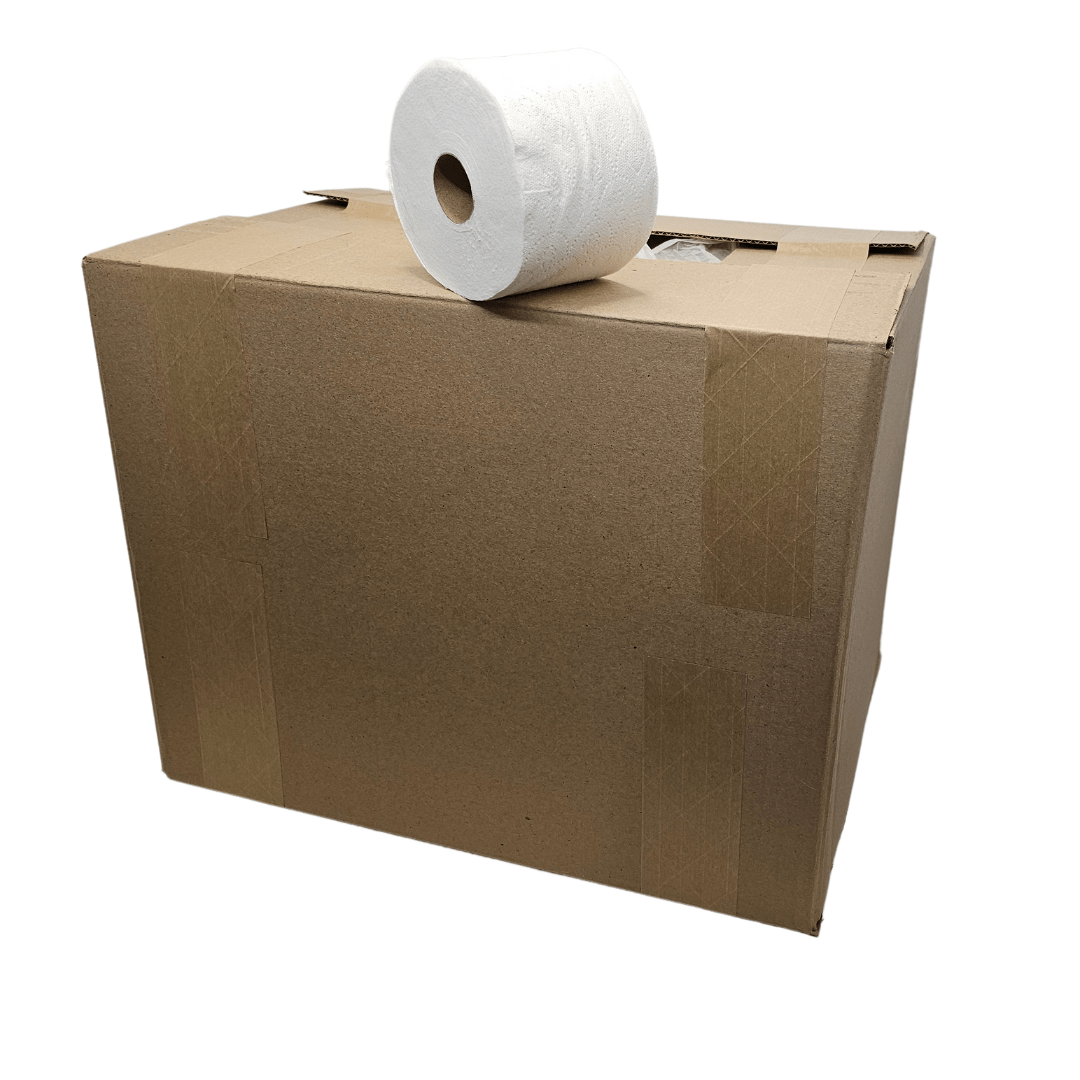"Soft 2 - Ply Toilet Paper - 60 Roll Brown Box" - Brantford Surplus