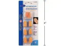 Soft Foam Ear Plugs 4 Pairs with Storage Case - Brantford Surplus