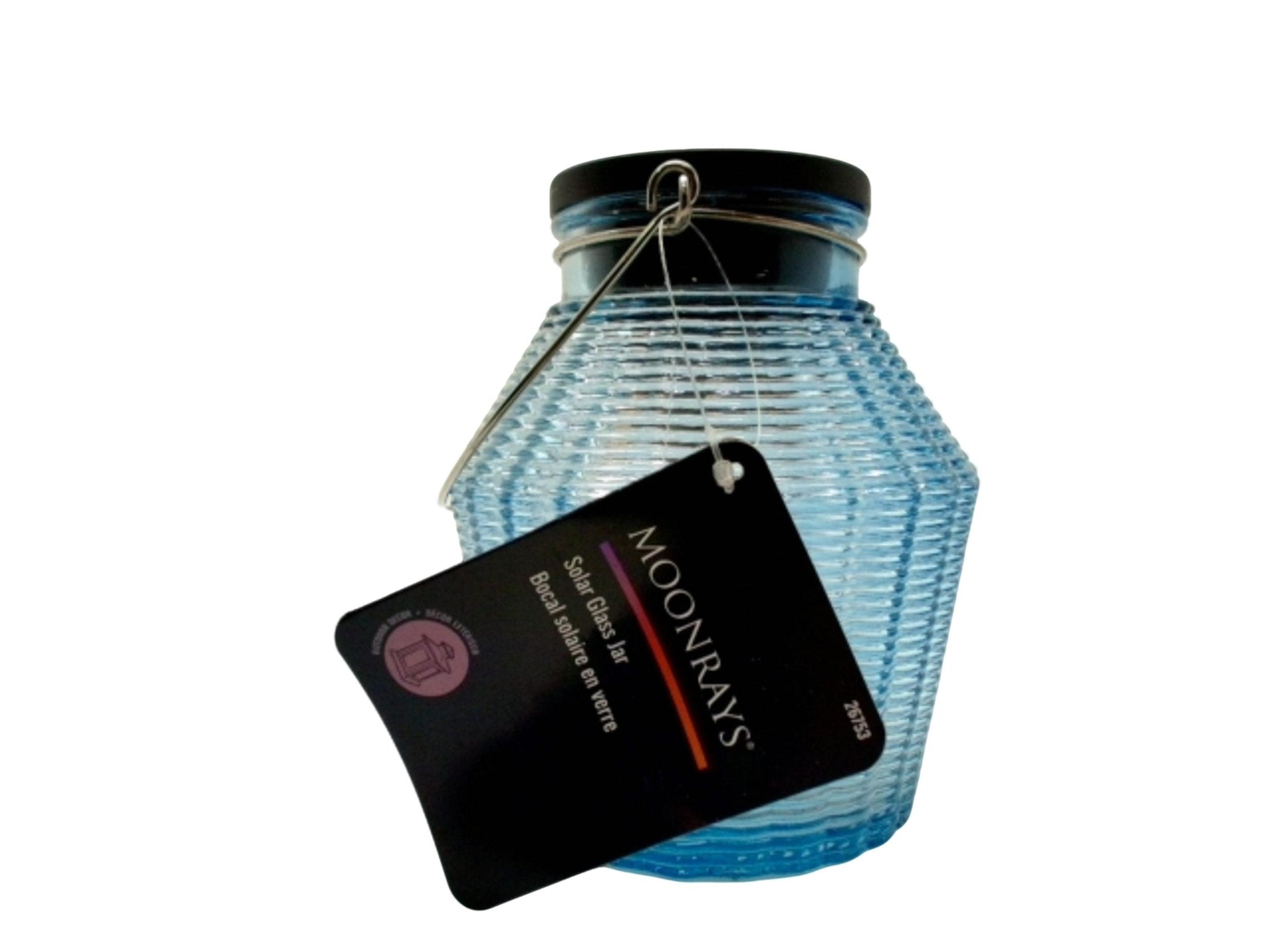 Solar Glass Jar Moonrays(endcap) - Brantford Surplus